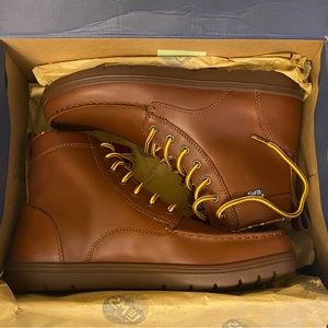 New in box LEMS Boulder Boot Russet Brown